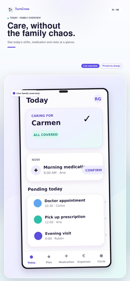 TurnCrew App Store screenshot